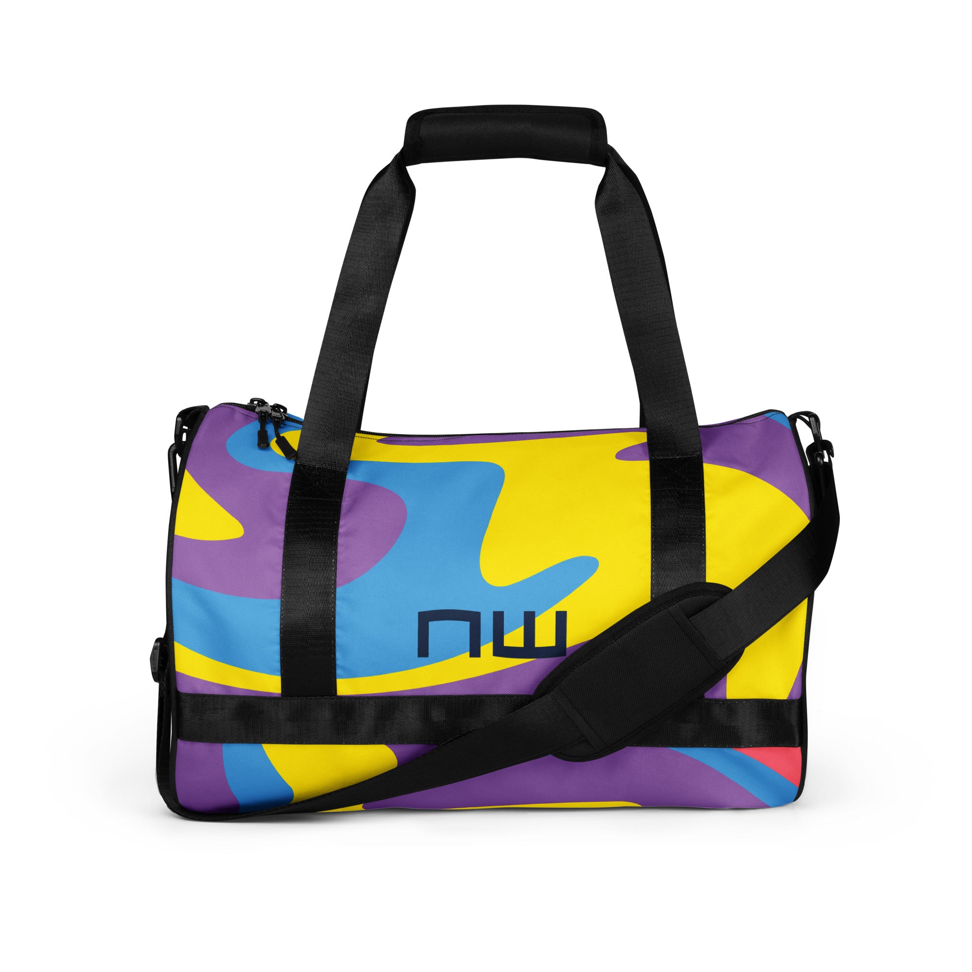 All-over print gym bag-5-a