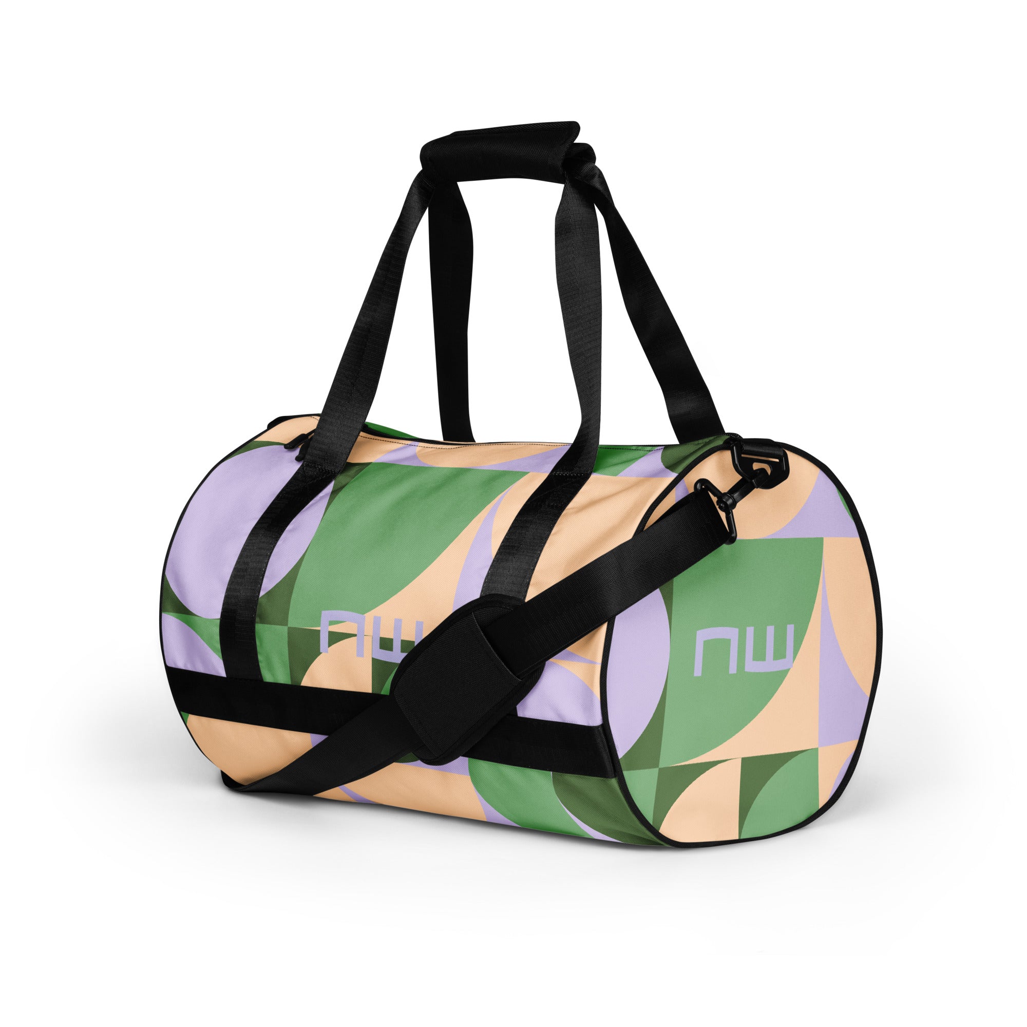 All-over print gym bag-1-a