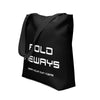 BOLD NEWAYS - TOTE BAG