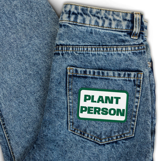 Plant Person patch clothing