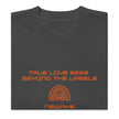 Oversized faded TRUE LOVE t-shirt