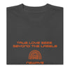 Oversized faded TRUE LOVE t-shirt