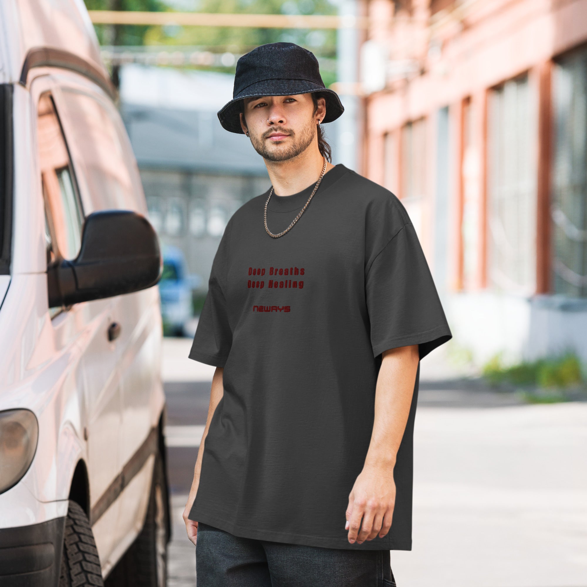 Oversized faded DEEP t-shirt