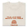 Oversized faded TRUE LOVE t-shirt